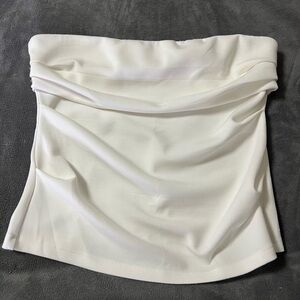 Elegant White Women's Tube Top